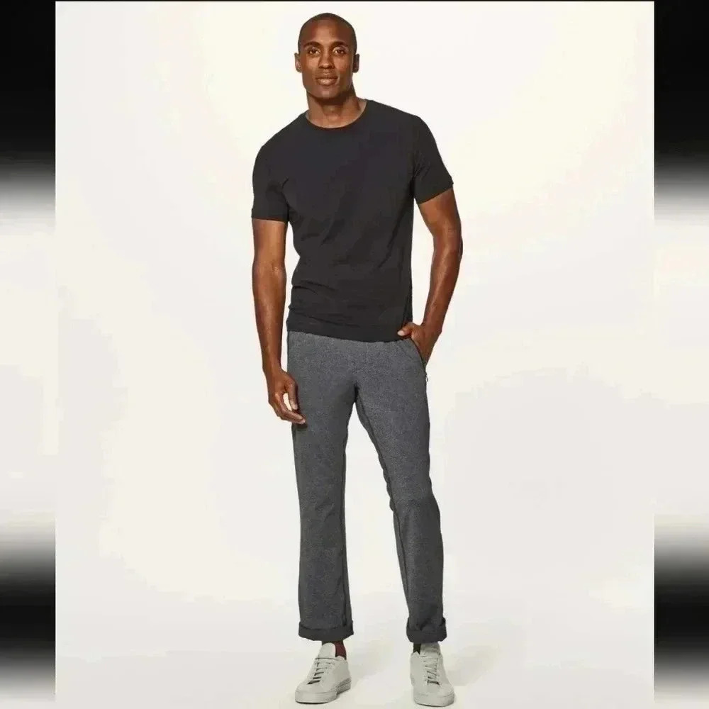 Lululemon Discipline Pant *32" Heathered Black